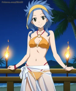 [Bluu AI] [Extra] Levy McGarden | Fairy Tail [AI Generated]