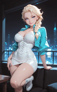 [DeeForge] Elsa - City Lights [AI Generated]