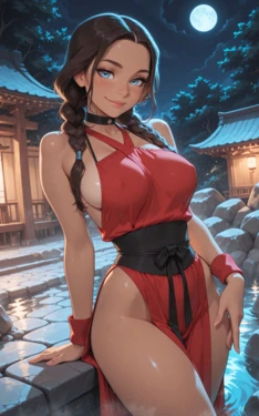 [DeeForge] Katara - Moonlit Hot Spring [AI Generated]