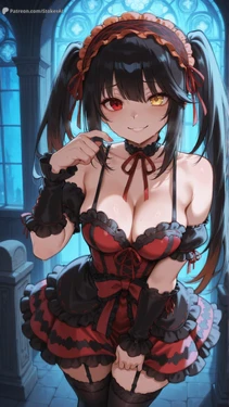 [Stoker] Tokisaki Kurumi Shadowy allure [Date A Live] [AI Generated]
