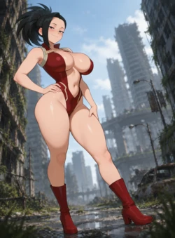 [MaxelArtDesign] Momo Yaoyorozu | My Hero Academia | Full pack - 307 images (Patreon) [AI Generated]
