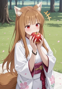 [prprbecause] Holo (Spice and Wolf) + 3 animations [AI Generated]