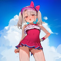 [MIYUのアトリエ] ♡イリヤと士郎のラブラブビーチセッ○ス (Patreon) [AI Generated]