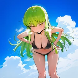 [MIYUのアトリエ] ♡C .C .と海水浴?!【擬音あり】(Patreon) [AI Generated]
