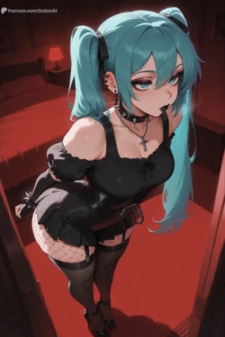 [Stoker] Hatsune miku Goth´s desire [Vocaloid] [AI Generated]