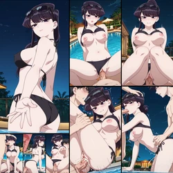 [wapai] Komi Shouko (Bikini) 古見 硝子 [AI Generated]