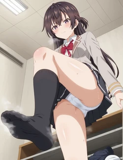[アトリエくろてふ👣] footjob 旧作 Yuki Suou (Alya Sometimes Hides Her Feelings in Russian) [162P] [AI Generated]
