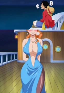 [Jarentr] Nami x Luffy - Fun at Midnight [AI Generated]