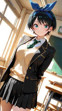 [AI Generated] お借りしました