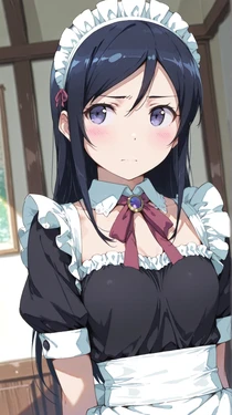 [AI Generated] ラブリーマイエンジェルがメイドコスするはずがない