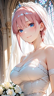 [AI Generated] 6月の花嫁