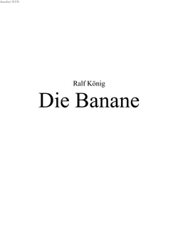 [Ralf König] Banane [German]