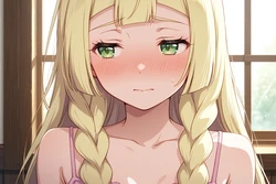 [AI Generated] 恥ずかしがるリー〇エと