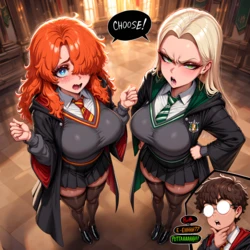 [RENZEN] Malfoid X Ron X Harry [AI Generated]