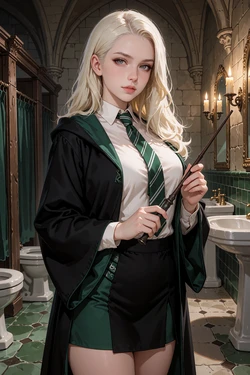 [SvirARTStudio] Fem Draco Malfoy + Dumbledore [AI Generated]