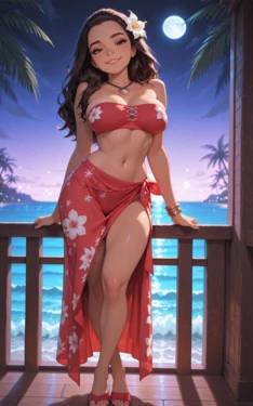 [DeeForge] Moana - Moonlit Beach [AI Generated]