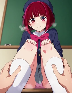 [アトリエくろてふ👣] footjob 旧作 Kana Arima (Oshi no Ko / ONK) [136P] [AI Generated]