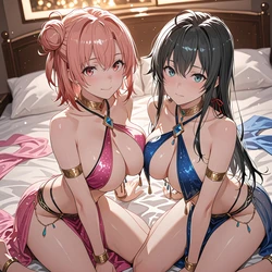 [Maiste] 300 Pics - Yukino And Yuigahama (Oregairu) [AI Generated]