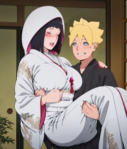 Milky - Hinata X Boruto [AI Generated]