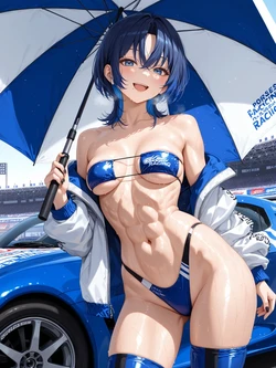 [AI Generated] ねらわれた青くゆ