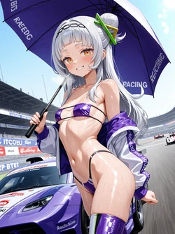 [AI Generated] レースクイーンシオン