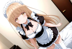 [Moke] Shiina Mahiru Maid Cosplay Baby Making Sex (The Angel Next Door Spoils Me Rotten) / 椎名真昼 メイドコスで子作りエッチ (お隣の天使様にいつの間にか駄目人間にされていた件) 723Pics [AI Generated]
