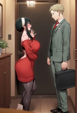 [HUWA_H_ART] Yor Forger~浮気 BBC (Patreon) [AI Generated]