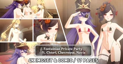 [PastaPaprika] Fontainian Private Party ft. Chiori, Chevreuse, Navia