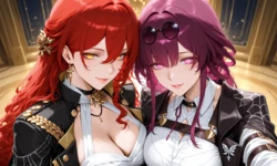 [Daewi] Kafka x Himeko | Honkai Star Rail (Patreon) [AI Generated]