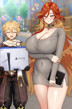 [Mikayori] Mavuika x Aether | Genshin Impact (Patreon) [AI Generated]