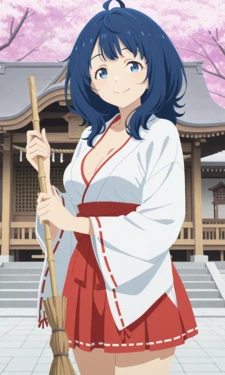[Biji Astro/BijiAstronomi] Anna Yanami [Shrine Maiden] 169P 🔞 (Patreon) [AI Generated]