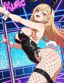 [Gaku} Marin at the strpiclube [AI Generated]