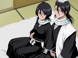 [BlackARTai] [46] Rukia x Byakuya (Patreon) [AI Generated]
