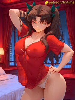 [FryTime] Tohsaka Rin - Fate [AI Generated]