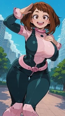 [moonwool] Ochaco Uraraka [AI Generated]