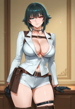 ChocoPizza / ChocoBurger - Lady Mary (Devil May Cry) [AI Generated]