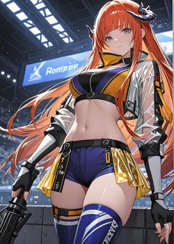 [Maiste] 480 Pics - Bagpipe (Arknights) [AI Generated]