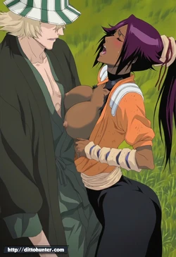[Ditto Seeker] TIT - Yoruichi Shihoin & Kisuke Urahara (Bleach) The Fierce Training That Ignites Hidden Desires [AI Generated]