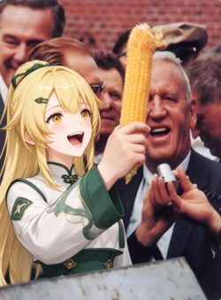[misoya]-🌽玉米运动🌽--【植物娘大战僵尸 Kernel-pult 玉米投手 仇苼玉】 [AI Generated]