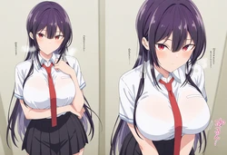 [Eroinu] 高嶺_◯峰_学校でのセク◯ラシーンまとめ [AI Generated]