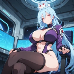 [Hentai Hideout] Chidorigafuchi Aine | Hybrid x Heart | Full Set [AI Generated]