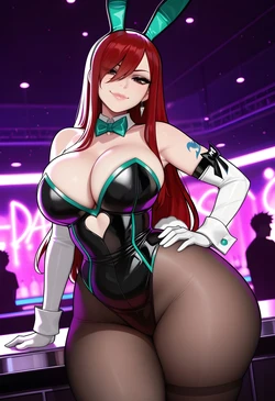 [DreamcoreArt] Set - 1871 Erza Scarlet BWC (Mega Set) (Commissioned) (Patreon) [AI Generated]