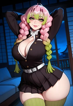 [DreamcoreArt] Set - 1870 Mitsuri Kanroji BWC (Mega Set) (Commissioned) (Patreon) [AI Generated]