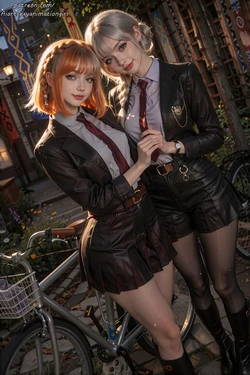 [Patreon] [AiASAG] [4K] 🌃Preppy style-City Night✨&🎉Preppy style-R-Joyful Gathering🫦 - Preview [AI Generated]