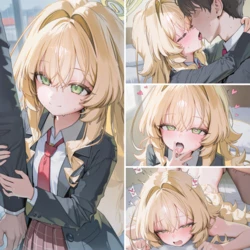 [kono707da] 26.10.22雨上がりの放課後_ニヤニヤ教授 [AI Generated]