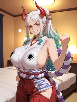 [NAMA] Request 【165p】Yamato/ヤマト (ONE PEACE) (Patreon) [AI Generated]