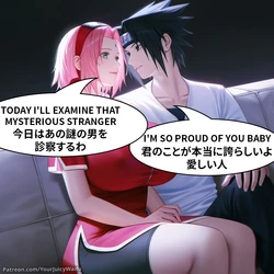 [YJW] Sakura X Sasuke - NTR In The Hospital (77pg) (Patreon) [AI Generated]