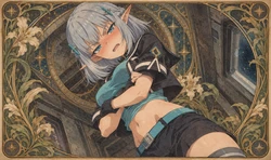 Ten Labs [Reborn as a Space Mercenary] Elma 470p Tsundere Elf Mercenary Elma Pays Off Her Debt with Super-Lewd Night Service♡ [AI Generated]