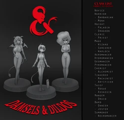 [NinjaKitty] Damsels & Dildos (ongoing)