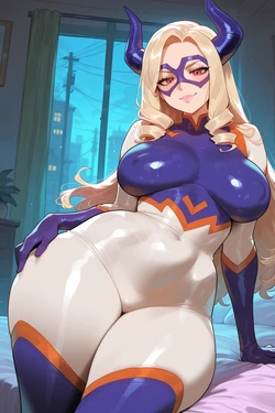 [Milfanimee] Mount Lady x Midoriya Izuku (Patreon) [AI Generated]